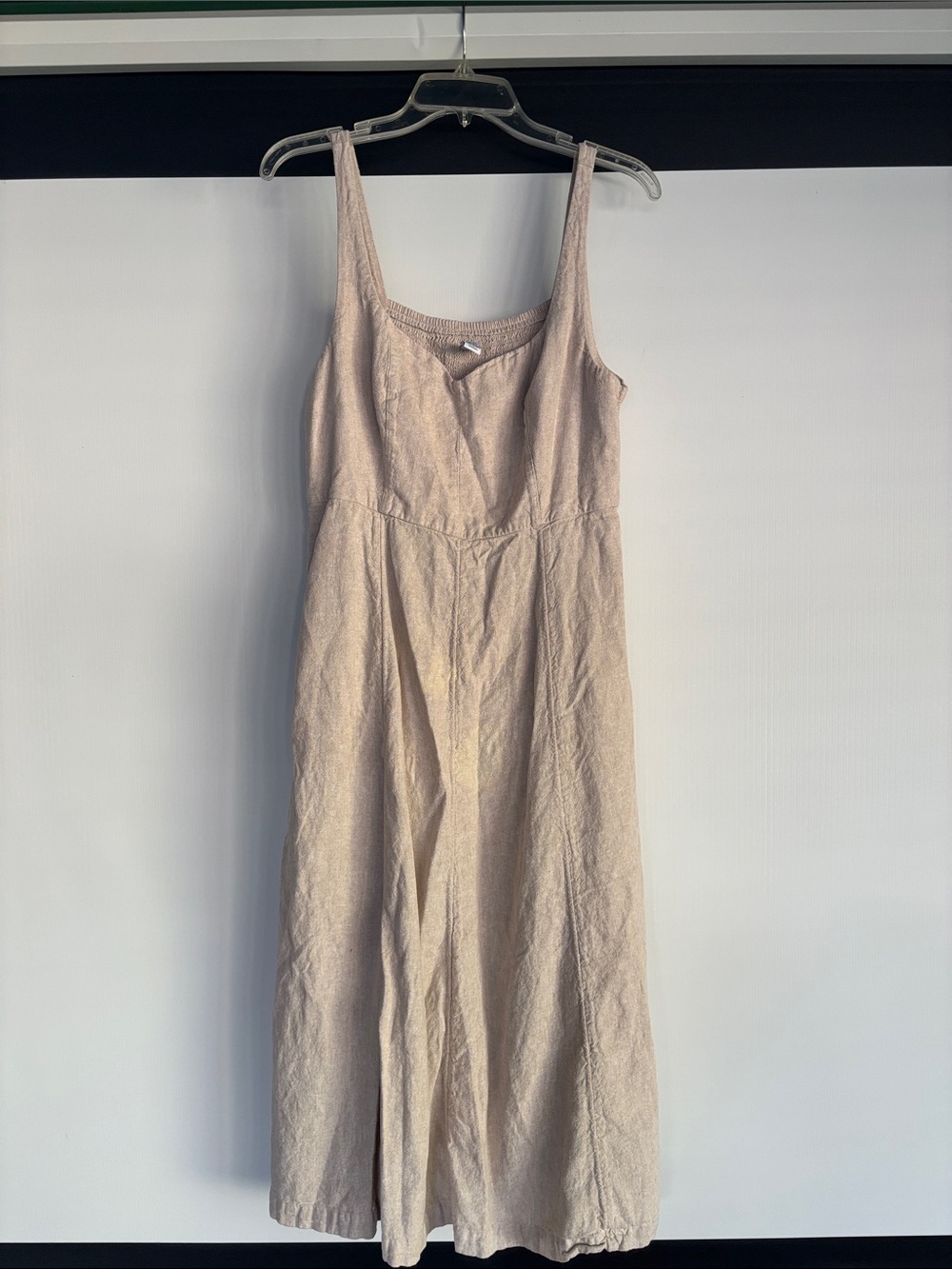 Old Navy Beige Midi Dress